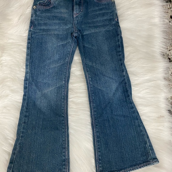 Girls Levi Bootcut Jeans - Picture 2 of 13